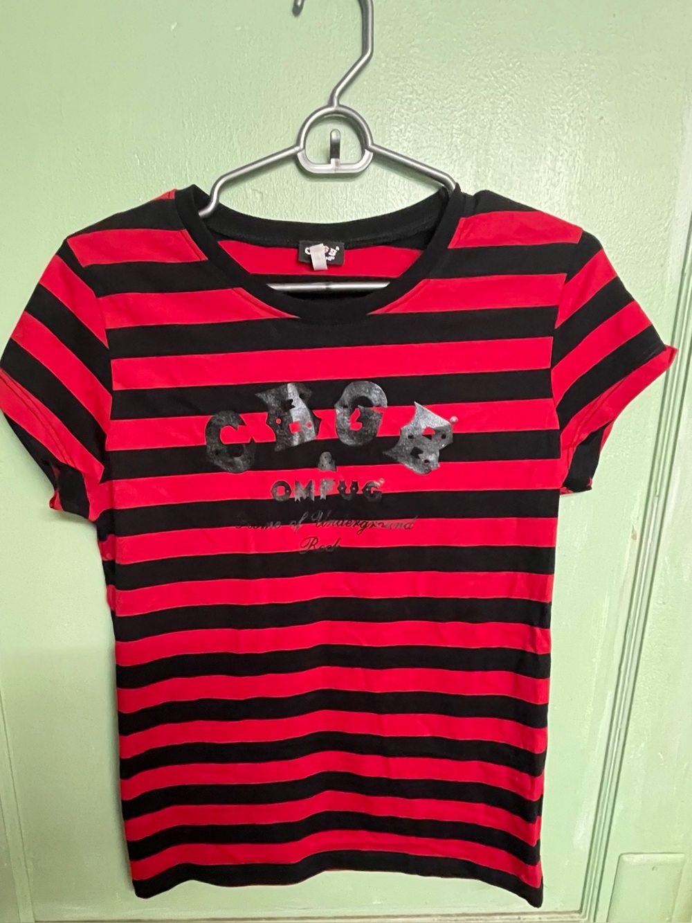 CBGB woman shirt Baby T style size L